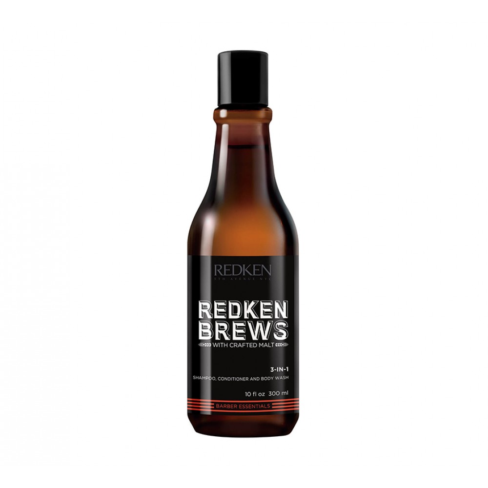 Redken Brews Shampoo 3-In-1 300ml